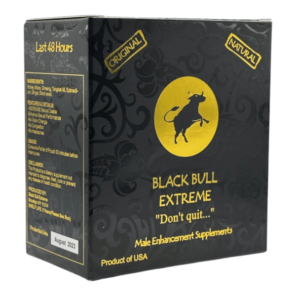 Black Bull Extreme Honey -12 Pouches - Image 1