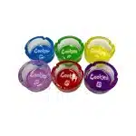 ASH TRAY GLASS TREE 6CT