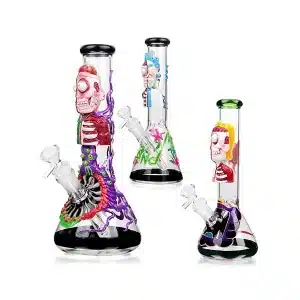 WATER PIPE RICK AND MORTY PAINTED